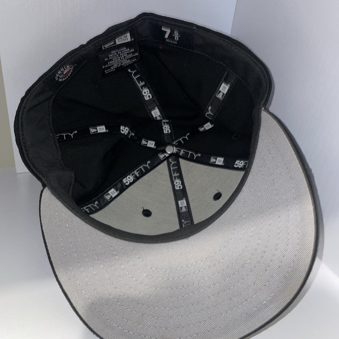 L.A DODGERS - HAT CLUB EXCLUSIVE FITTED HAT - SIZE 7 5/8 BLACK