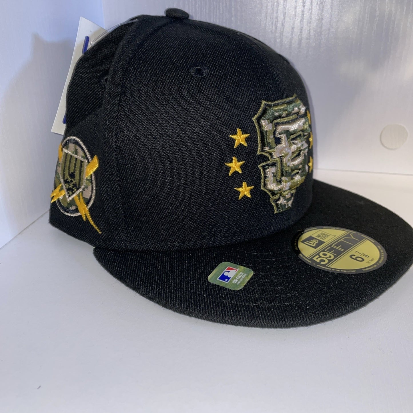 New Era 59Fifty Fitted Hat San Fran Giants Armed Service Day 2024 Size: 6 7/8