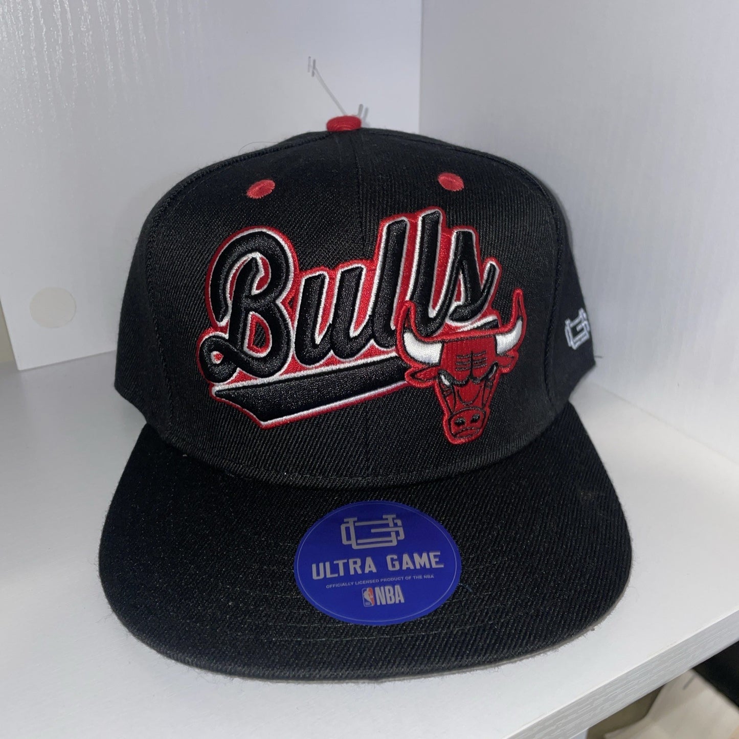 Chicago Bulls Mens Ultra Game NBA Unisex Snapback Hat OSFM Black New