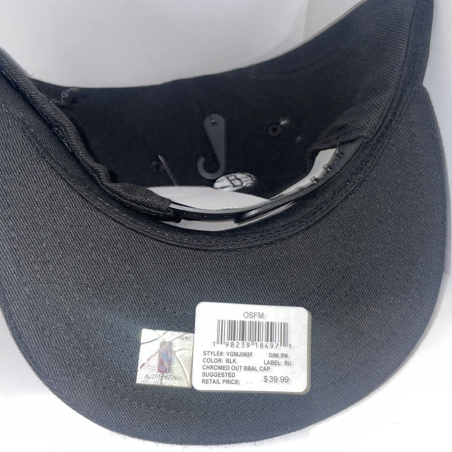 Brooklyn Nets NBA Official Ultra Game Hat/Cap Black SnapBack Adjustable NWT
