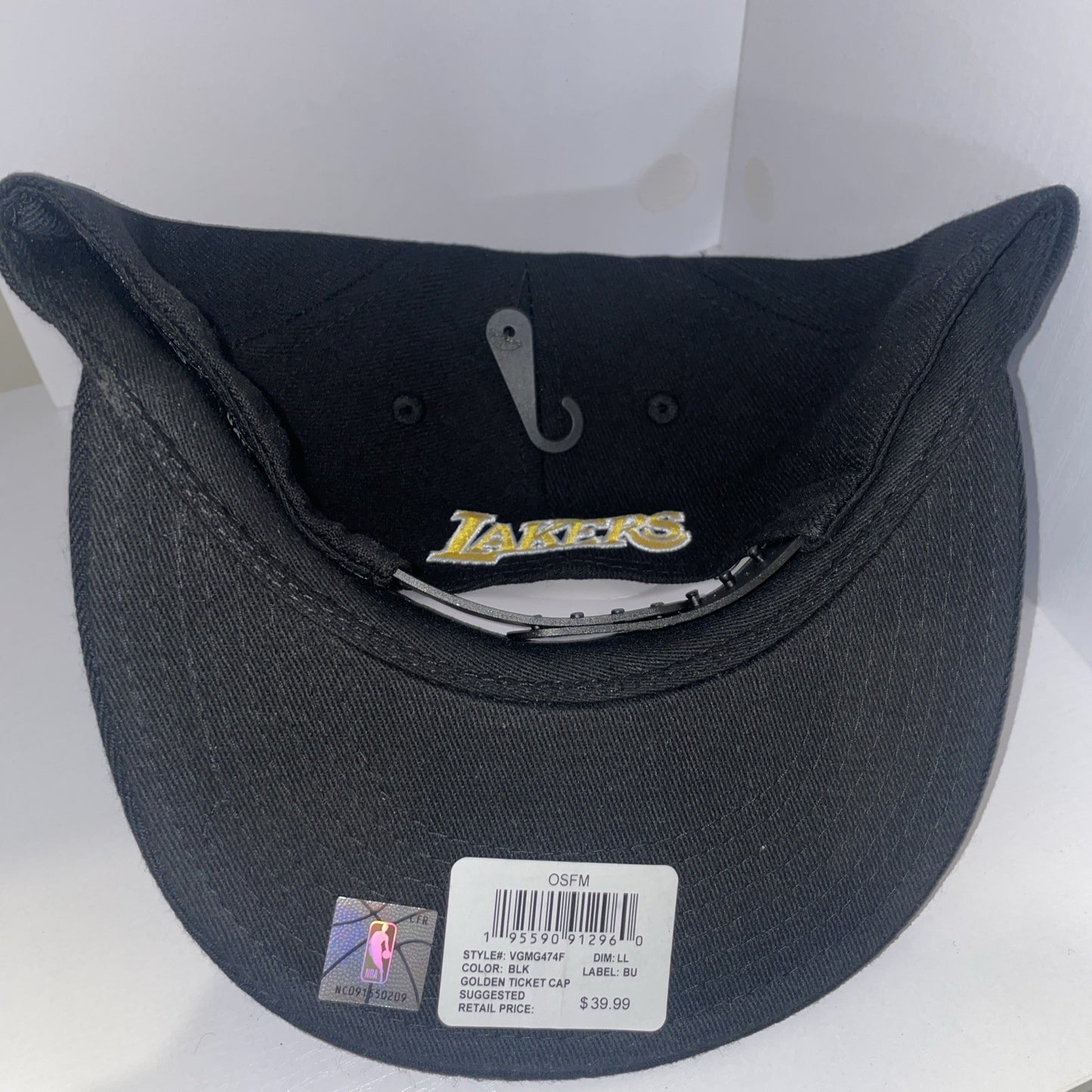 Los Angeles Lakers NBA Hat New With Stickers One Size Fits Most