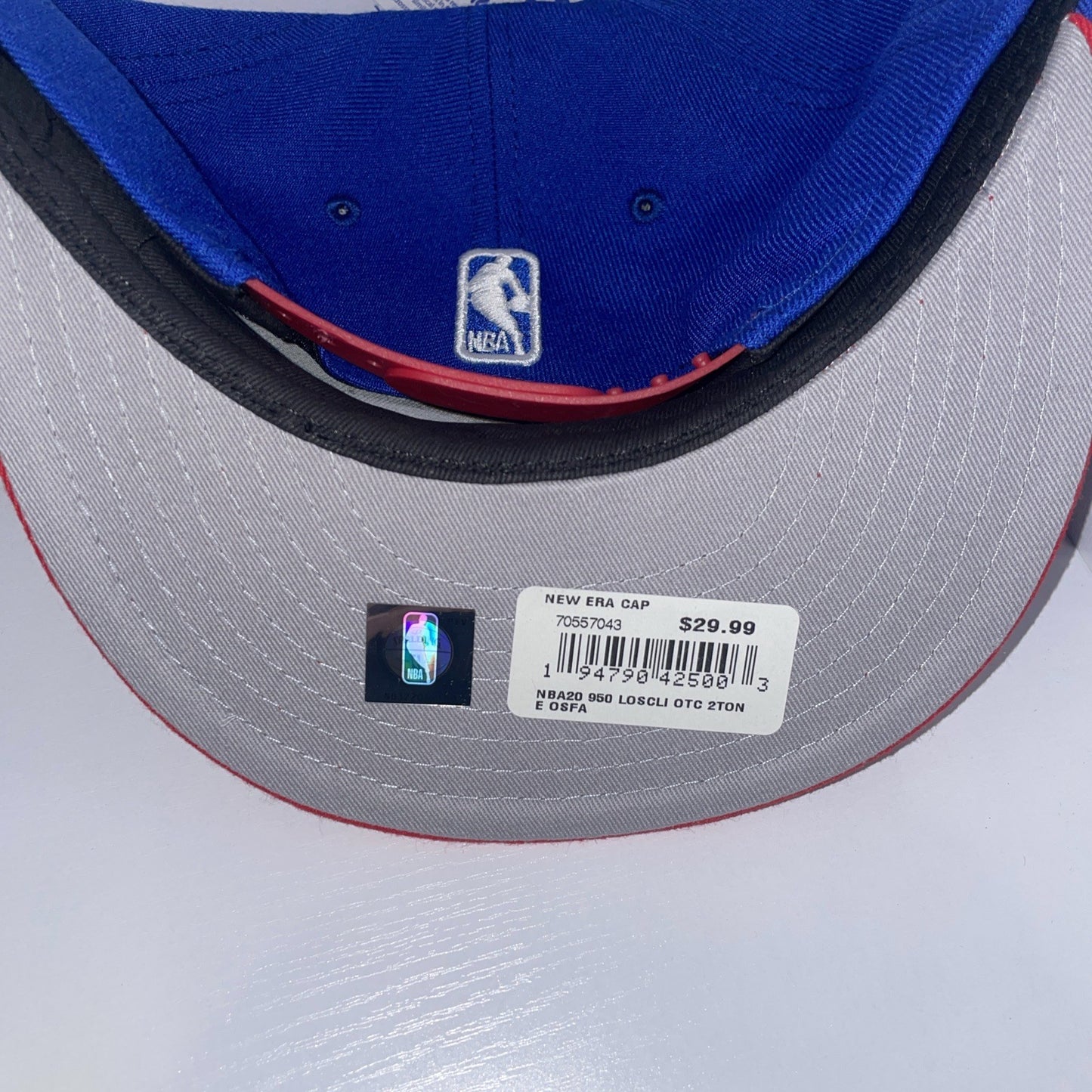 New Era 9Twenty Los Angeles Clippers Blue Adjustable Strapback Hat Cap NBA NWT