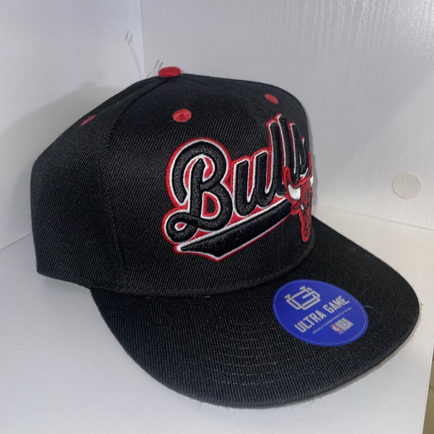 Chicago Bulls Mens Ultra Game NBA Unisex Snapback Hat OSFM Black New