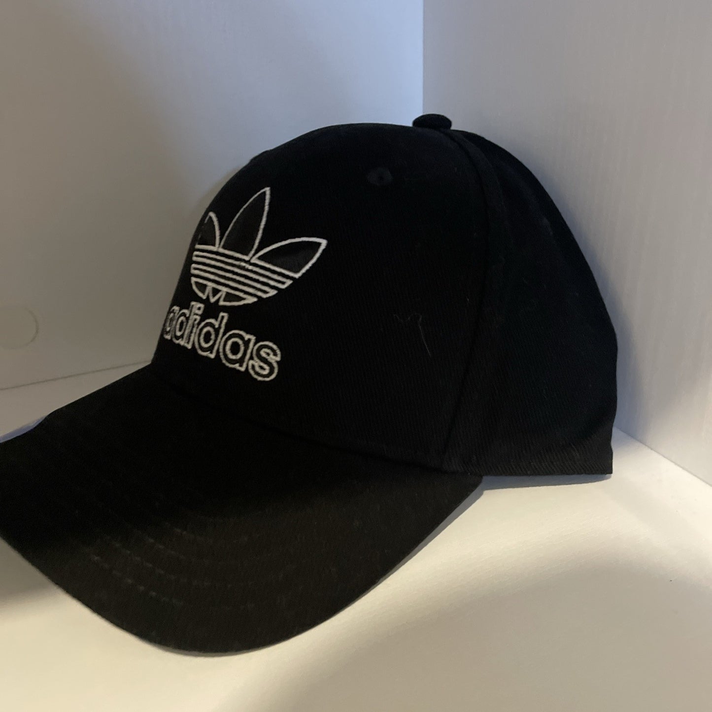 Adidas Hat (Black/White) Adjustable Fit New With Stickers