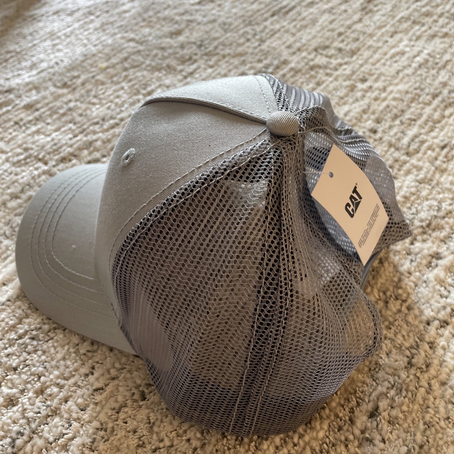 Caterpillar CAT Equipment Unisex Grey Dust Bridget Foam Snapback Cap/Hat NWT OS