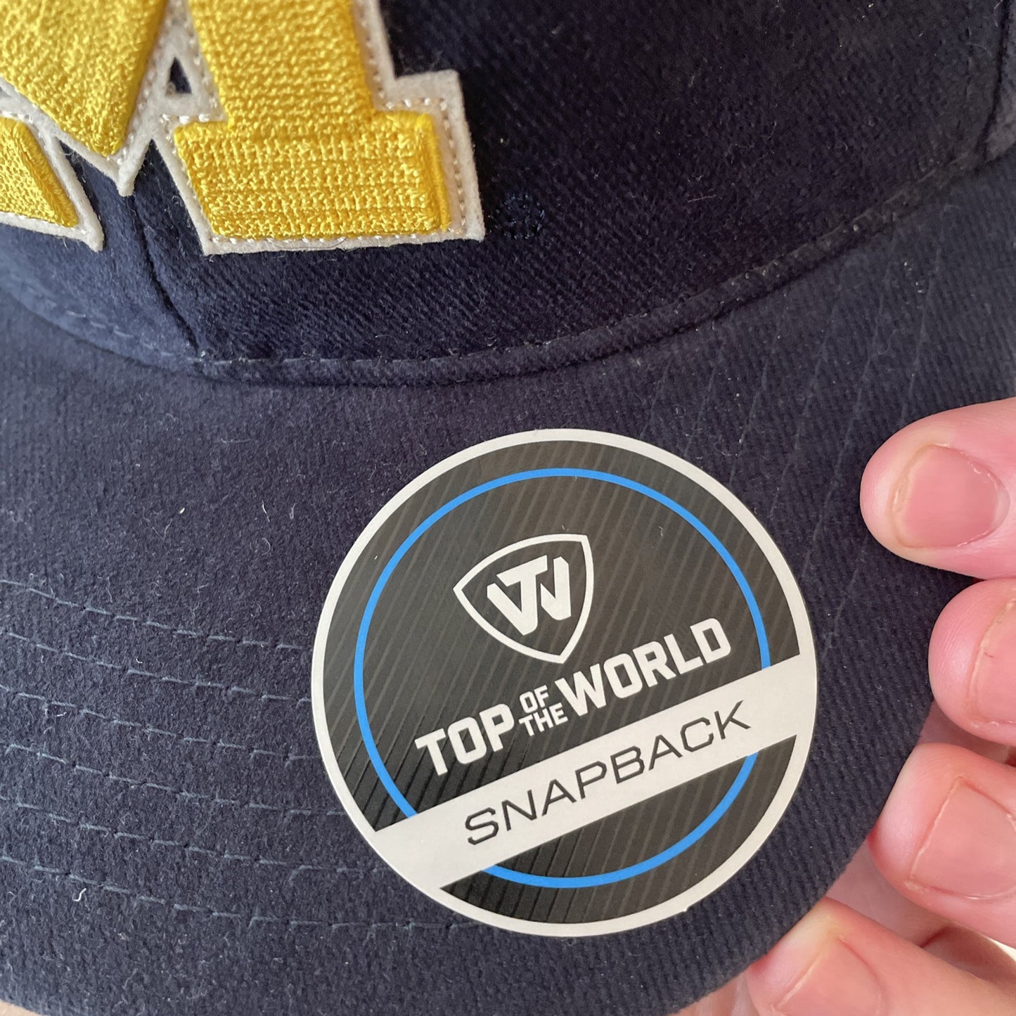 New Michigan Wolverine Adjustable Hat Cap Trucker Brand New